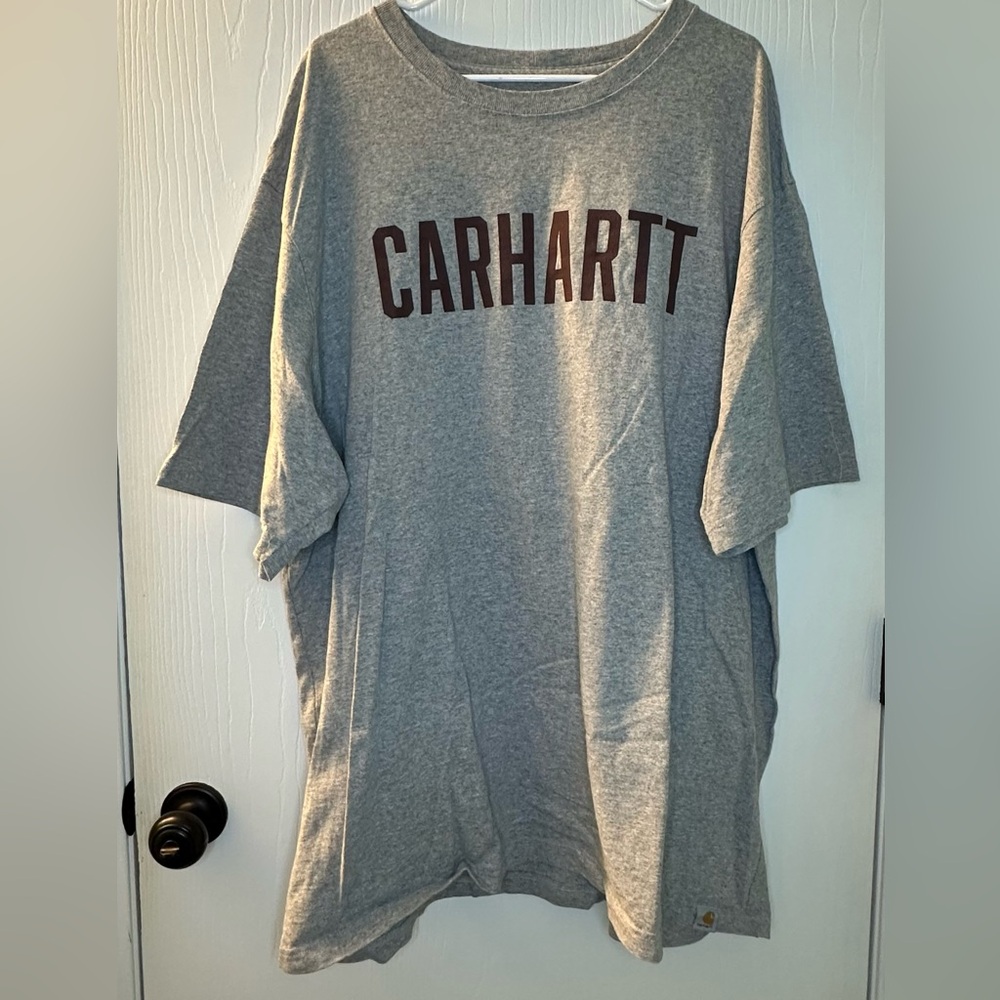 Carhartt loose fit classic gray short sleeve shirt men’s 2x